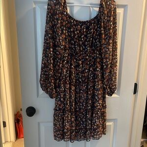 Floral Long Sleeve Dress